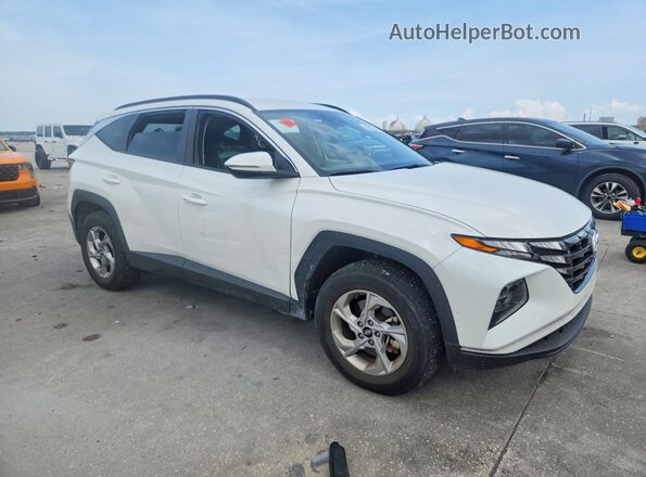 5NMJBCAE0NH122889 2022 HYUNDAI TUCSON White Delantero derecho