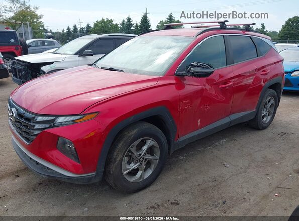 5NMJBCAE1NH044543 2022 HYUNDAI TUCSON Red Vista tres cuartos delantera izquierda