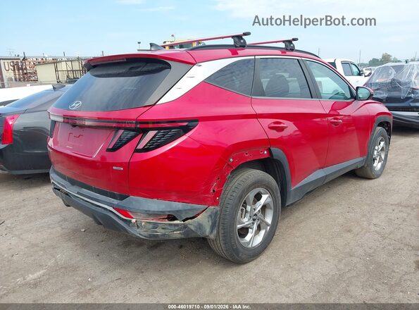 5NMJBCAE1NH044543 2022 HYUNDAI TUCSON Red Trasero derecho