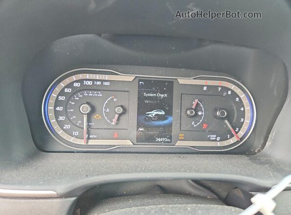 5NMJBCAE3NH160259 2022 HYUNDAI TUCSON White Սարքավորումների վահանակի տեսք