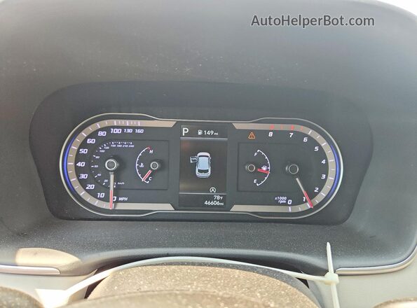 5NMJBCAE5PH202045 2023 HYUNDAI TUCSON Black Instrument cluster view