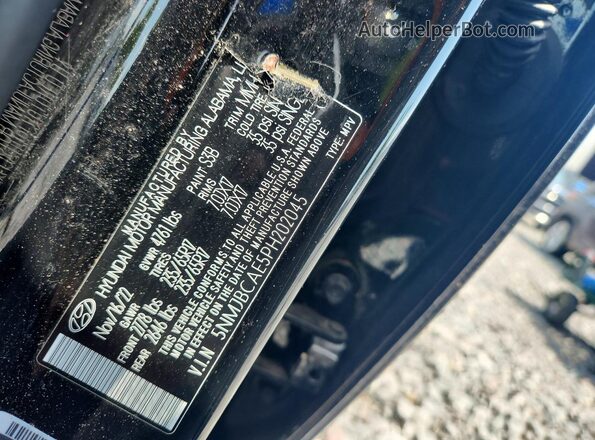5NMJBCAE5PH202045 2023 HYUNDAI TUCSON Black Engine compartment view