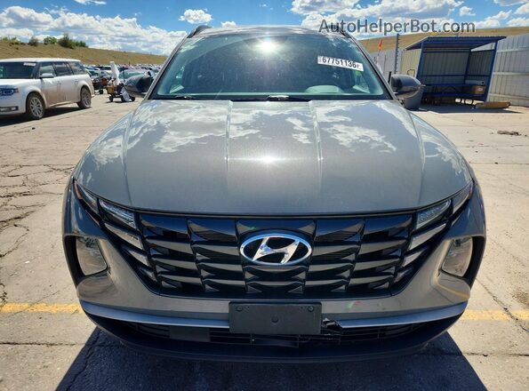 5NMJBCDE2RH343458 2024 HYUNDAI TUCSON Gray Դիմացի տեսք