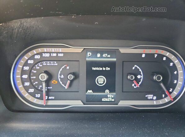5NMJBCDE2RH343458 2024 HYUNDAI TUCSON Gray Սարքավորումների վահանակի տեսք
