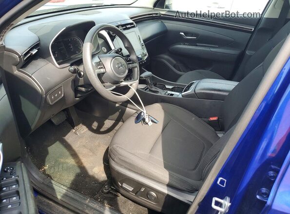 5NMJBCDE3RH321792 2024 HYUNDAI TUCSON Синий Вид салона спереди