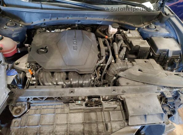 5NMJBCDE3RH321792 2024 HYUNDAI TUCSON Синий Вид задней части салона