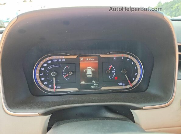 5NMJBCDE9RH396853 2024 HYUNDAI TUCSON Black Вид щитка приладів