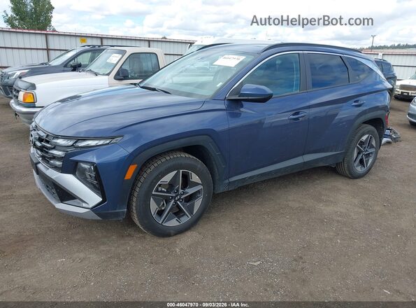 5NMJBCDEXSH580382 2025 HYUNDAI TUCSON Blue Передня ліва чверть