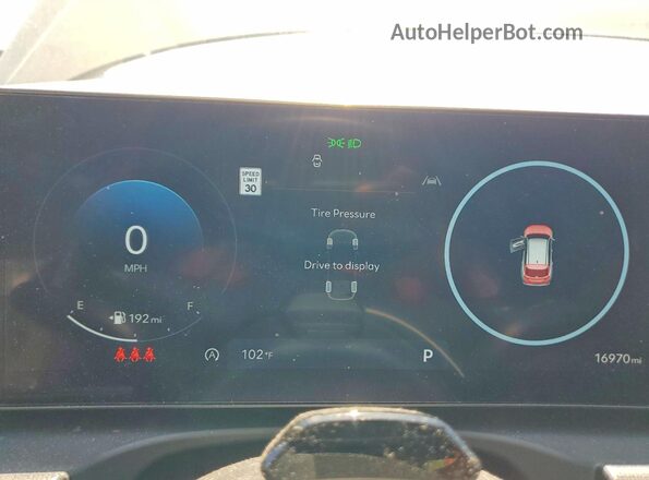 5NMJC3DE5SH480123 2025 HYUNDAI TUCSON Gray ხელსაწყოთა პანელის ხედი