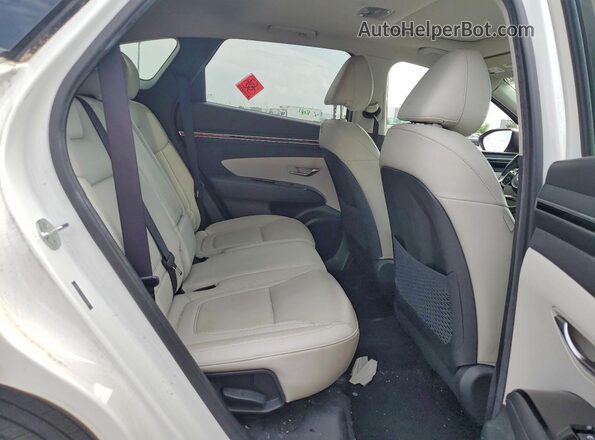 5NMJCCAE3NH048283 2022 HYUNDAI TUCSON White Widok wnętrza z tyłu