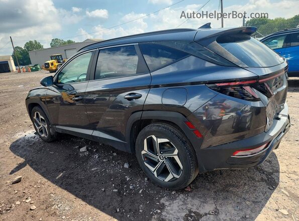 5NMJCCAEXNH061791 2022 HYUNDAI TUCSON Black Trasero izquierdo
