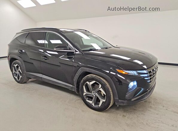 5NMJE3AE3PH235312 2023 HYUNDAI TUCSON Черный Передняя правая четверть