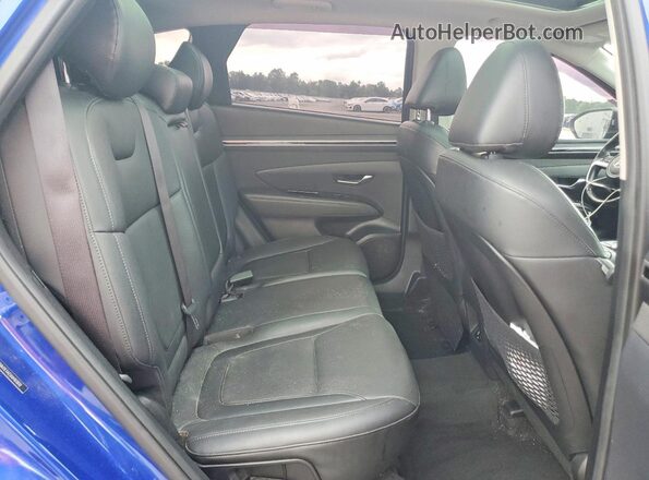 5NMJE3AE5NH103830 2022 HYUNDAI TUCSON Синий Вид задней части салона
