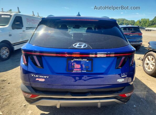 5NMJECAE0NH091778 2022 HYUNDAI TUCSON Синий Вид сзади