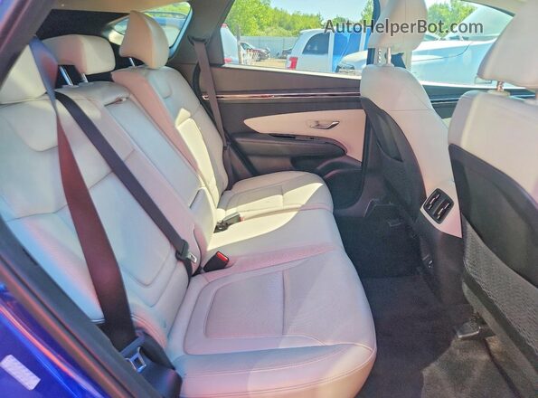5NMJECAE0NH091778 2022 HYUNDAI TUCSON Синий Вид задней части салона