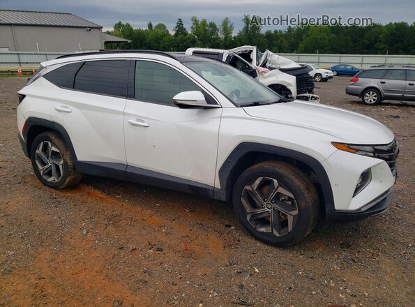 5NMJECAE2NH052612 2022 HYUNDAI TUCSON White Delantero derecho