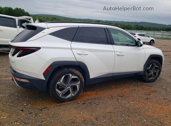 5NMJECAE2NH052612 2022 HYUNDAI TUCSON White Trasero derecho