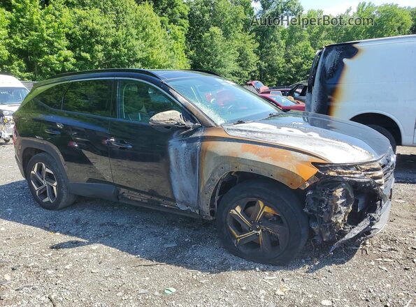 5NMJECAE3NH152783 2022 HYUNDAI TUCSON Черный Передняя правая четверть