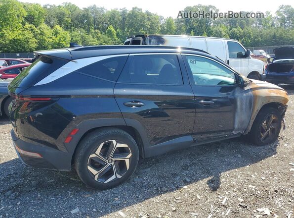 5NMJECAE3NH152783 2022 HYUNDAI TUCSON Черный Задняя правая четверть