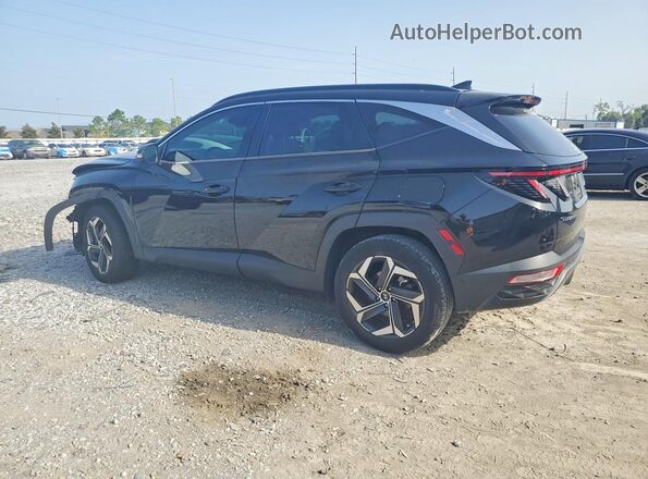 5NMJECAE6NH044870 2022 HYUNDAI TUCSON Black Trasero izquierdo