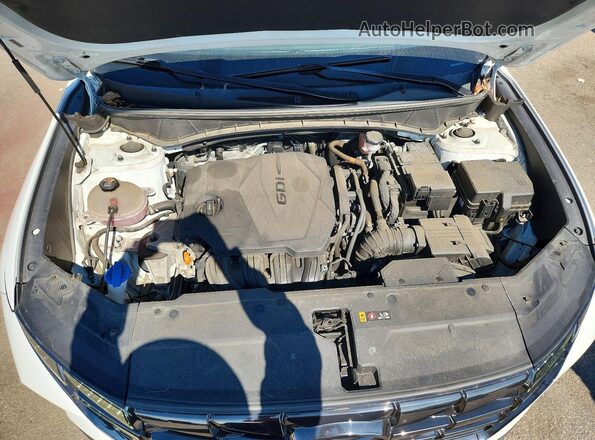 5NMJECAE6NH109149 2022 HYUNDAI TUCSON White Vista del compartimento del motor