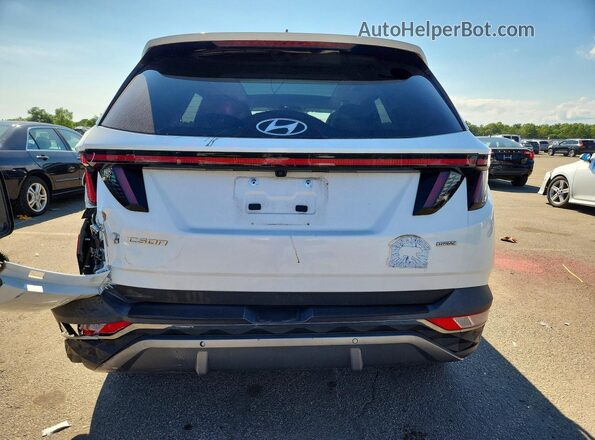 5NMJECAE6NH109149 2022 HYUNDAI TUCSON White Vista trasera