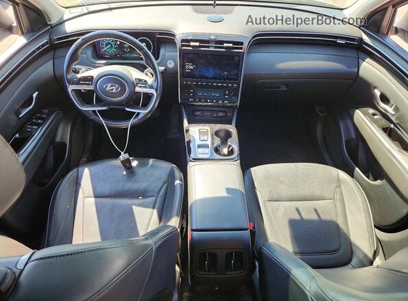 5NMJECAE6NH109149 2022 HYUNDAI TUCSON White Vista del salpicadero