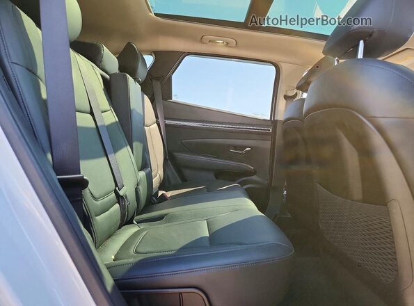 5NMJECAE6NH109149 2022 HYUNDAI TUCSON White Vista interior trasera