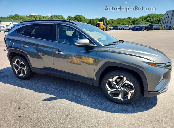5NMJECAE6PH217791 2023 HYUNDAI TUCSON Gray Delantero derecho