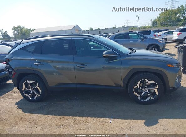 5NMJECAE9NH053661 2022 HYUNDAI TUCSON Серый Вид задней части салона