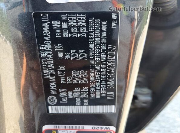 5NMJECAE9PH210527 2023 HYUNDAI TUCSON Gray სალონის 360-გრადუსიანი ხედი
