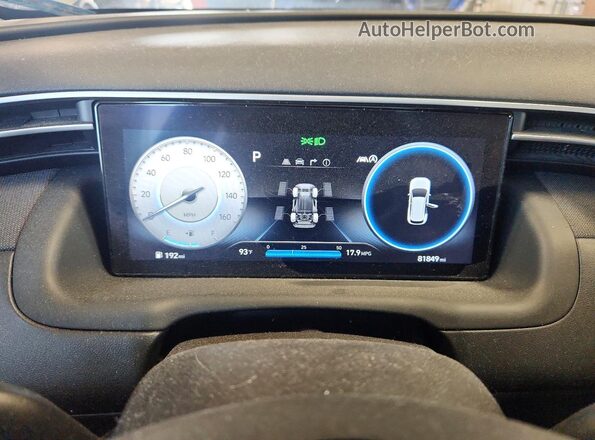 5NMJECAEXPH169096 2023 HYUNDAI TUCSON Gray Instrument cluster view