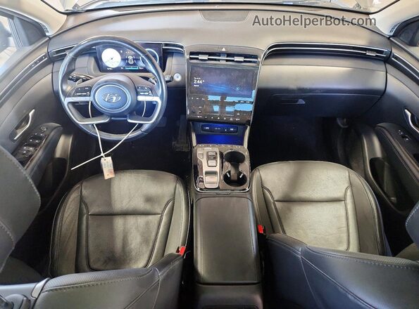 5NMJECAEXPH169096 2023 HYUNDAI TUCSON Gray Dashboard view