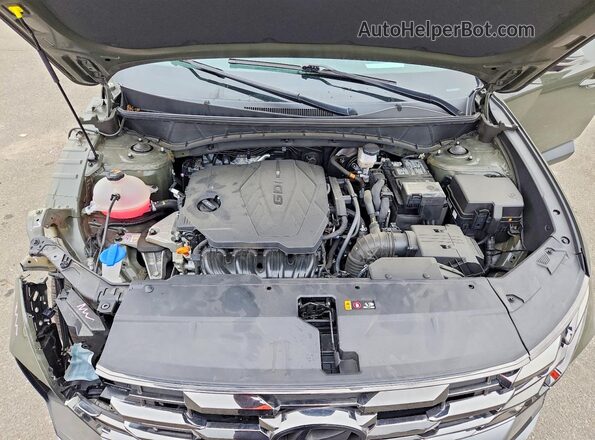 5NMJECDE0SH458489 2025 HYUNDAI TUCSON Green Vista del compartimento del motor