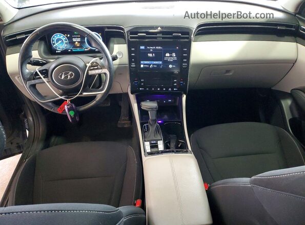 5NMJF3AE7NH050402 2022 HYUNDAI TUCSON Gray Dashboard view