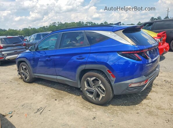 5NMJF3AE8PH163035 2023 HYUNDAI TUCSON Blue Trasero izquierdo