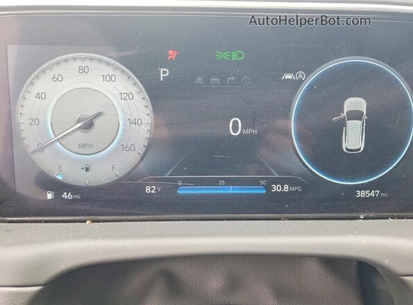 5NMJF3DE3RH377249 2024 HYUNDAI TUCSON Gray ხელსაწყოთა პანელის ხედი