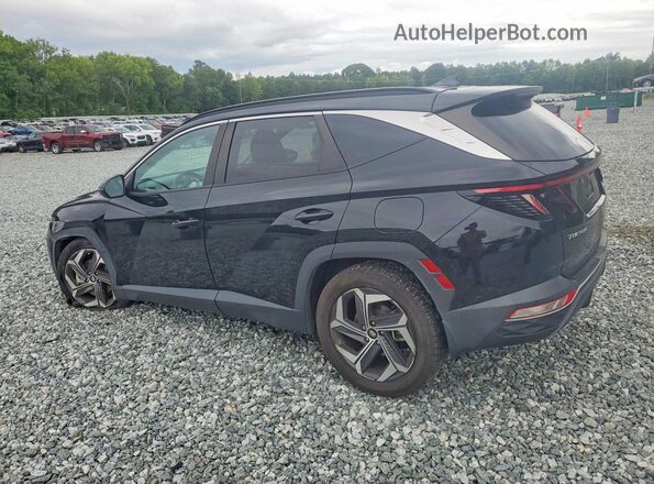 5NMJFCAE0NH106034 2022 HYUNDAI TUCSON Black Trasero izquierdo