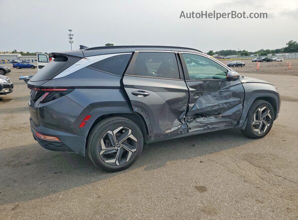 5NMJFCAE4NH129154 2022 HYUNDAI TUCSON Gray Задня права чверть