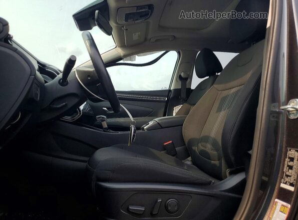 5NMJFCAE4NH129154 2022 HYUNDAI TUCSON Gray Вид салону спереду
