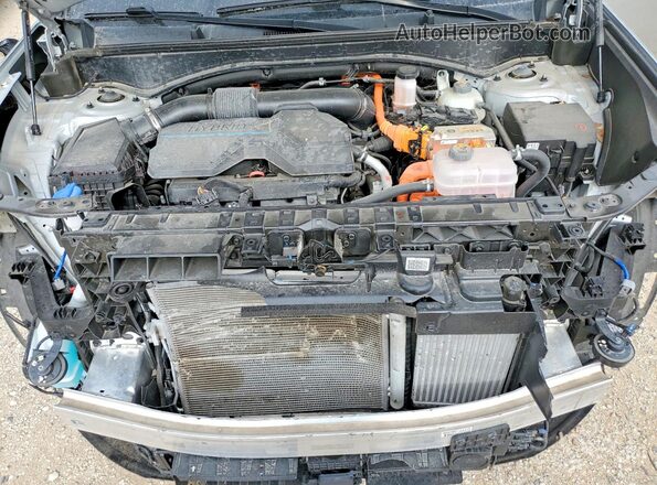 5NMP24G12RH010654 2024 HYUNDAI SANTA Silver Vista del compartimento del motor