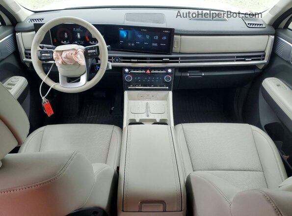 5NMP24G12RH015515 2024 HYUNDAI SANTA White წინა პანელის ხედი