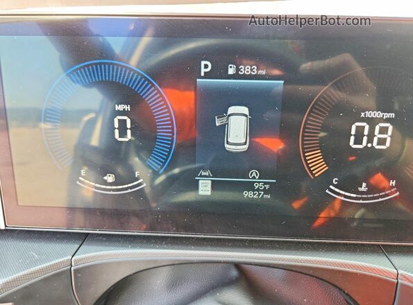 5NMP24GL1TH205377 2026 HYUNDAI SANTA Silver Instrument cluster view