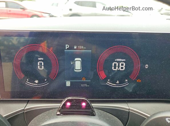 5NMP24GL8TH206428 2026 HYUNDAI SANTA Silver Instrument cluster view