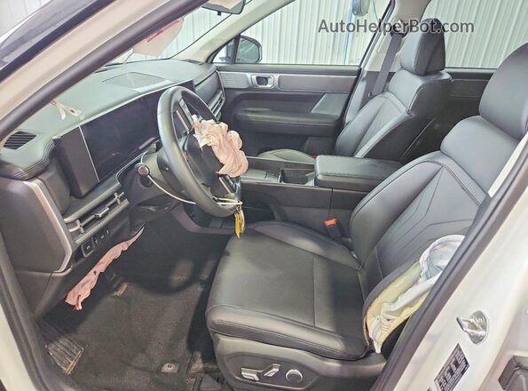 5NMP2DG1XRH003273 2024 HYUNDAI SANTA Белый Вид салона спереди