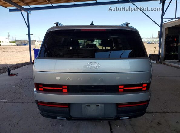 5NMP2DG1XRH011602 2024 HYUNDAI SANTA Silver Вид ззаду
