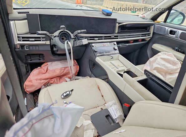 5NMP2DGL5SH098946 2025 HYUNDAI SANTA Зеленый Вид панели приборов