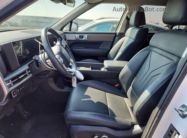 5NMP2DGL5SH138149 2025 HYUNDAI SANTA White წინა სალონის ხედი