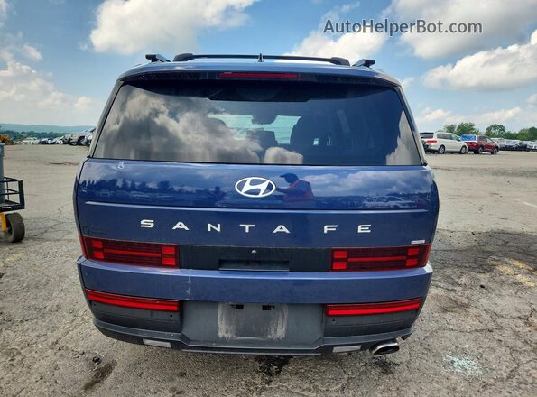 5NMP2DGL9SH145802 2025 HYUNDAI SANTA Blue Вид ззаду