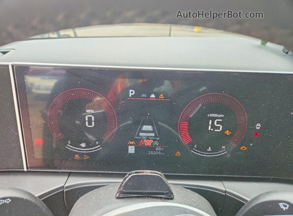 5NMP2DGLXTH163761 2026 HYUNDAI SANTA Black Instrument cluster view